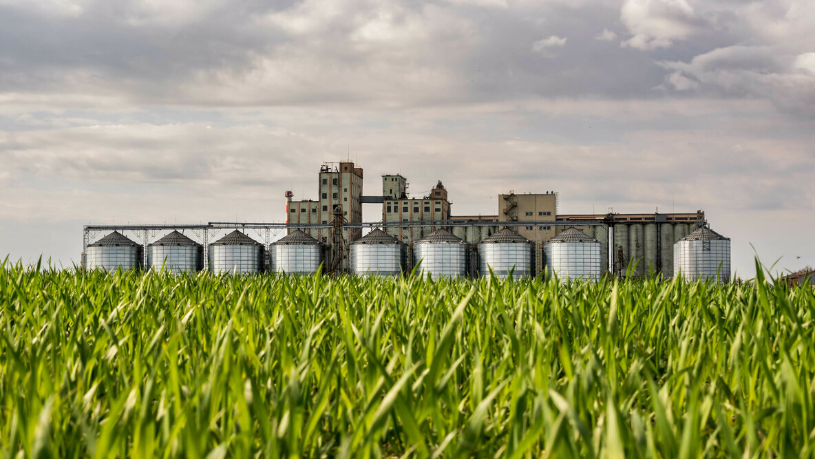 Flüssiggas in der Landwirtschaft: Trocknungsanlage für Getreide, Heu, Gewürze oder ähnliches von außen.