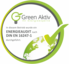 Rundes Green Aktiv Zertifikat zum Energieaudit von Rheingas.