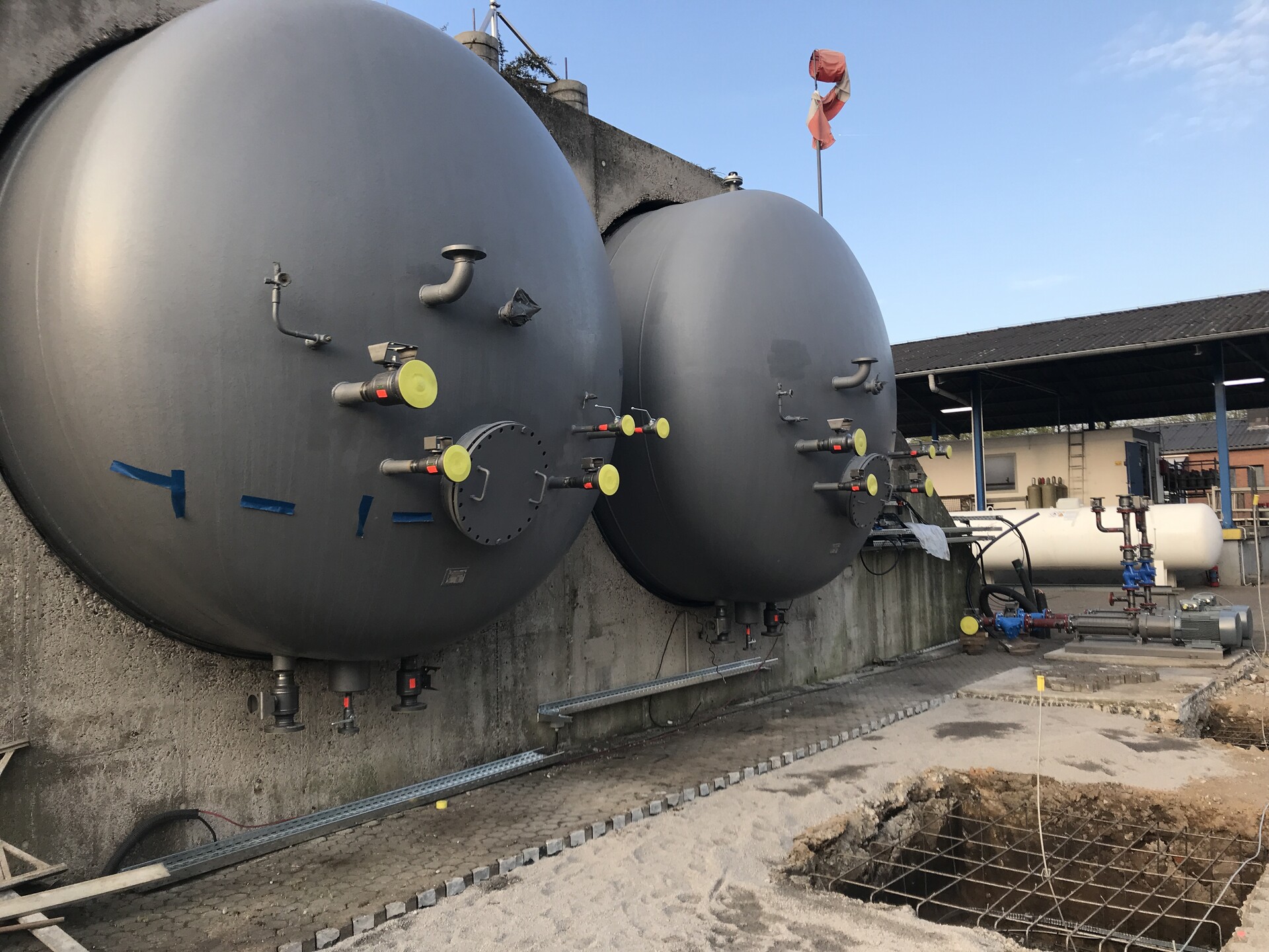Tanklager in Wesel nach Umbau